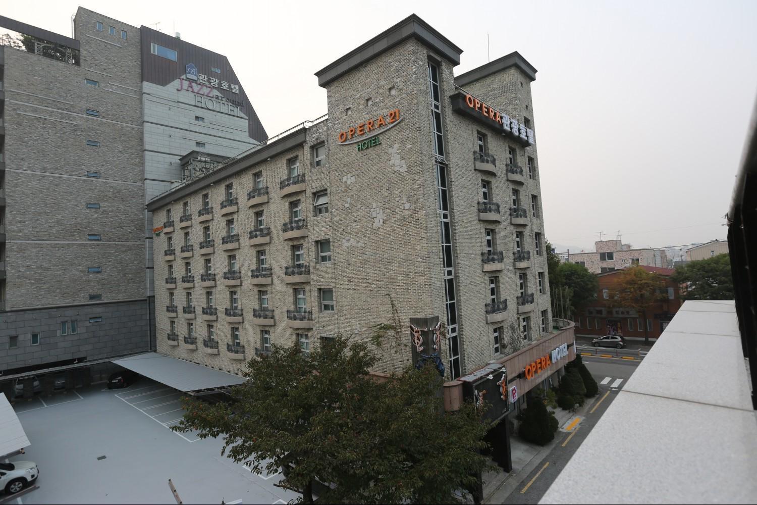 チョンジュ オペラ 21 ホテル 全州市 エクステリア 写真